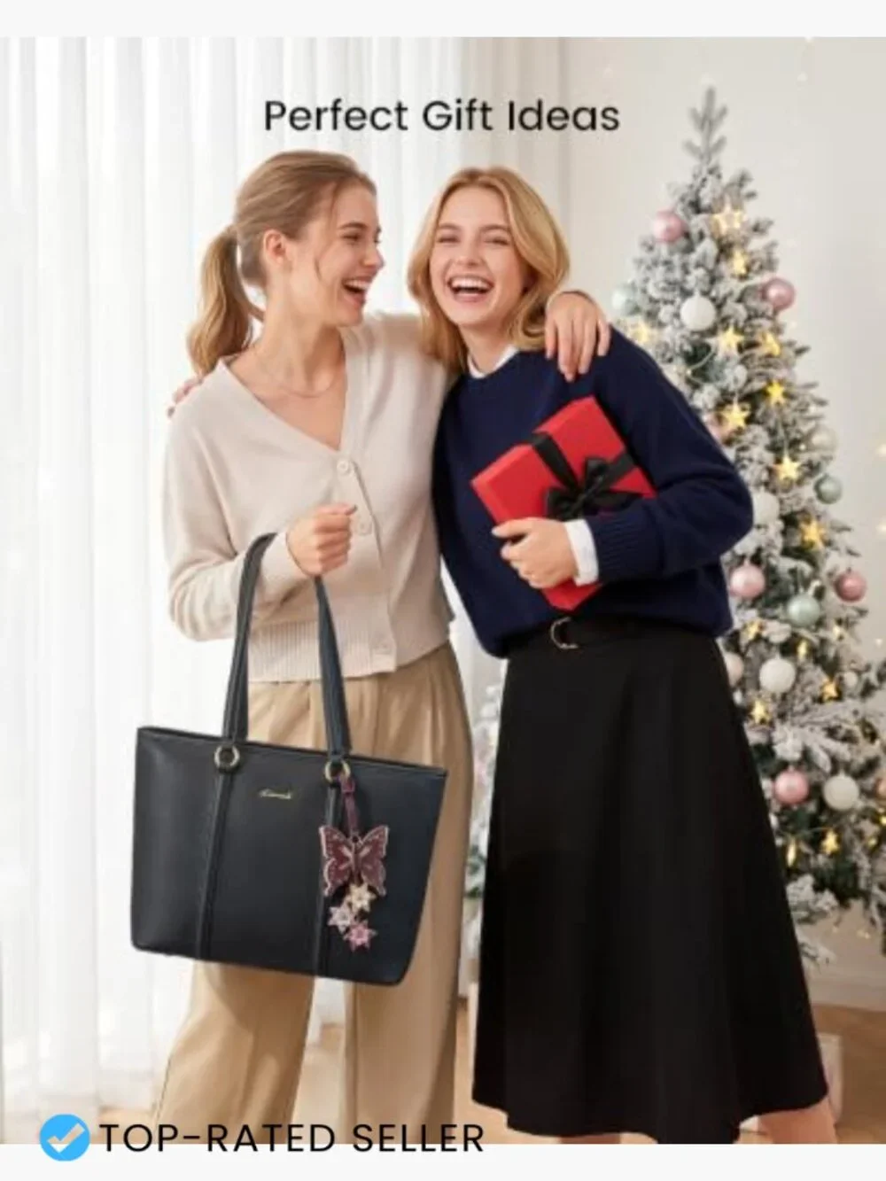 Tote Bag for Women Satchel Top Handle Leather Shoulder Purse Work Bag